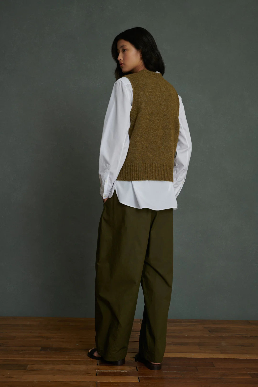 Soeur Namaste Vest Khaki