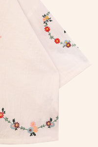 Meadows Penstemon Shirt Multi Embroidery