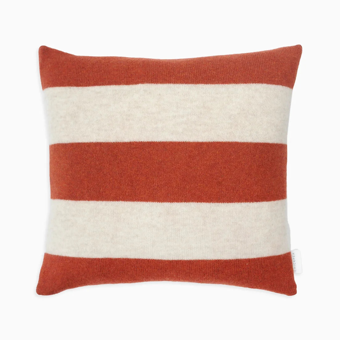 Chickpea Rust Three Stripe Cushion
