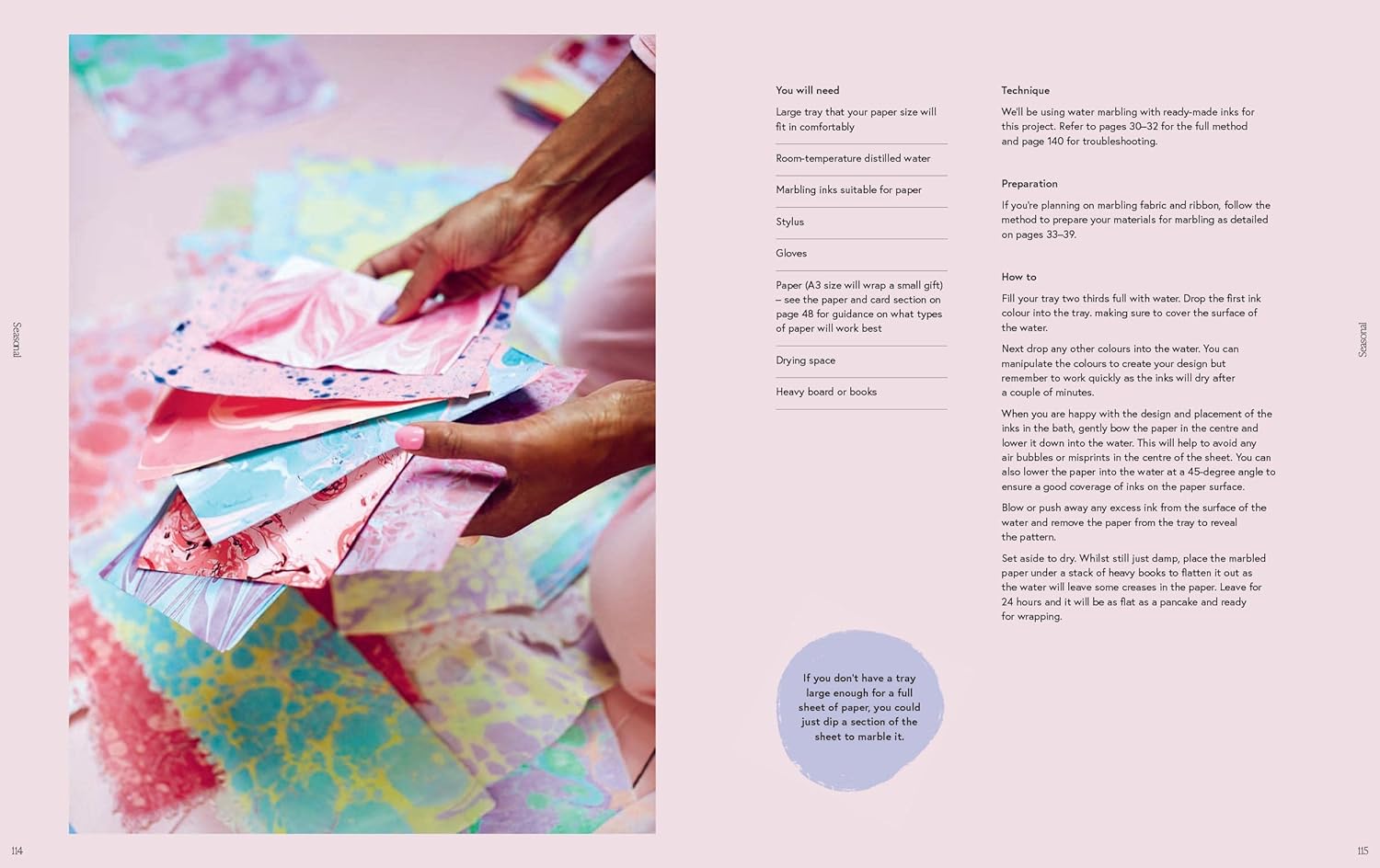Book- Marbling: Projects, Design Ideas and Techniques for a More Colourful Life By Zeena Shah