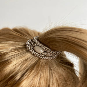 Kknekki Beige Hair Tie