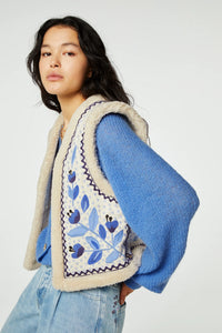 Fabienne Chapot Tommy Gilet Cornflower Blue