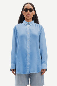 Samsoe Samsoe Salova Shirt Mid Blue