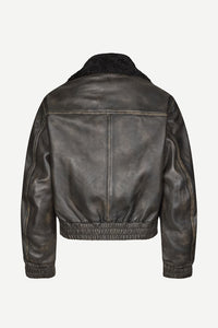 Samsoe Samsoe Sameadow bomber washed black olive