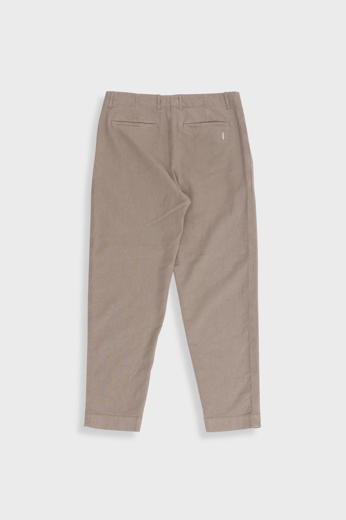 Folk Drawcord Assembly Pant Sage Cotton Linen