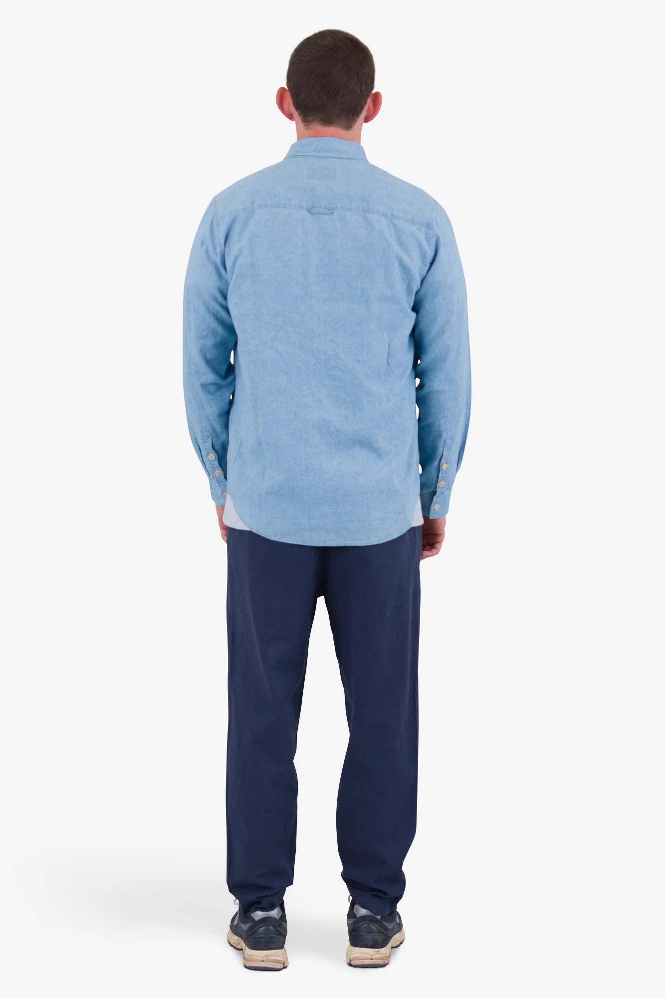 Folk Relaxed Fit Shirt Indigo Microcheck