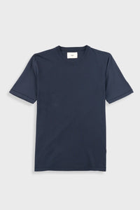 Folk Contrast sleeve Tee Charcoal