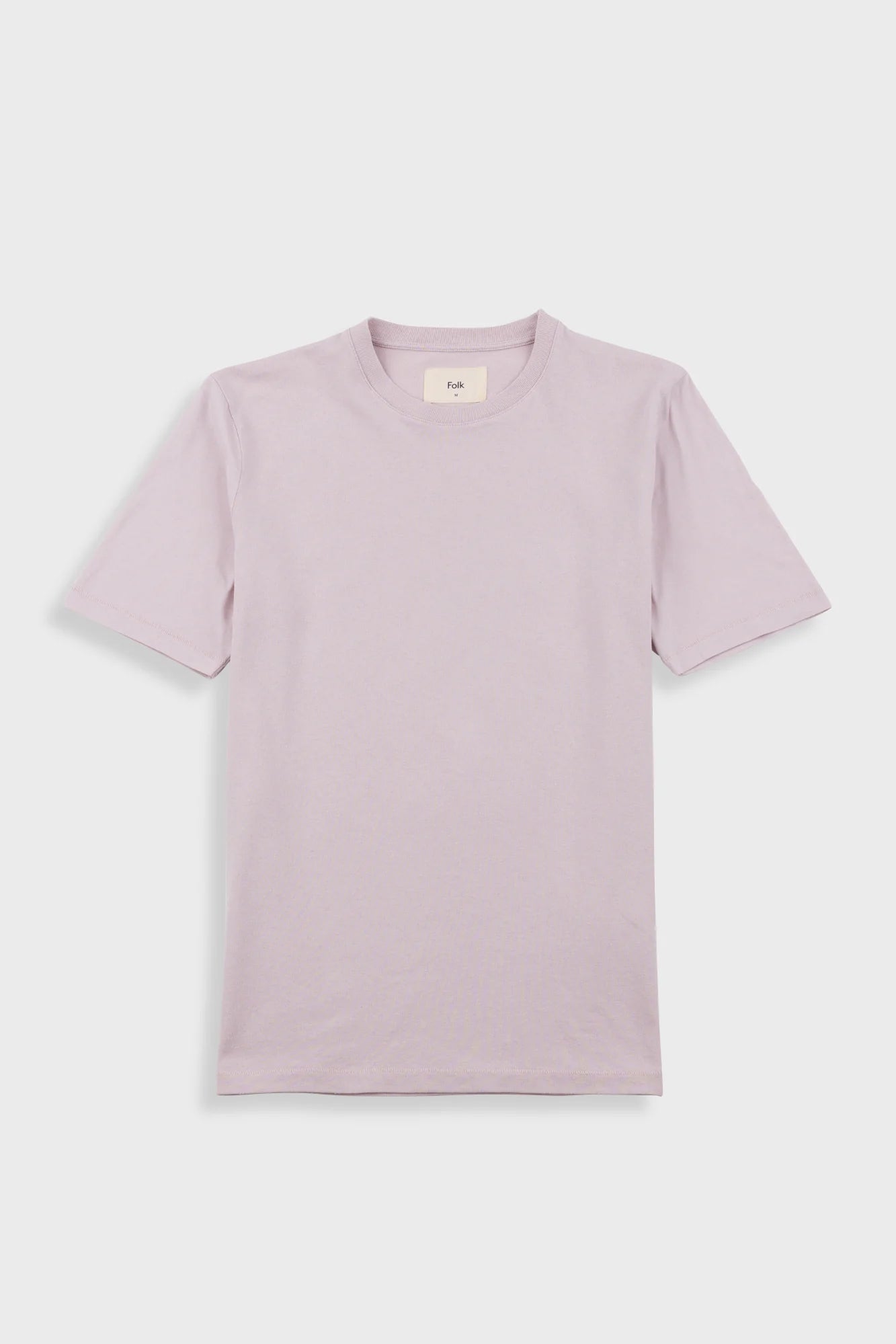 Folk Contrast Sleeve T Shirt Sakura Pink