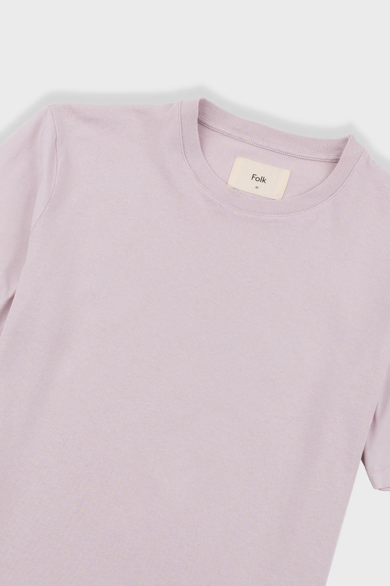 Folk Contrast Sleeve T Shirt Sakura Pink