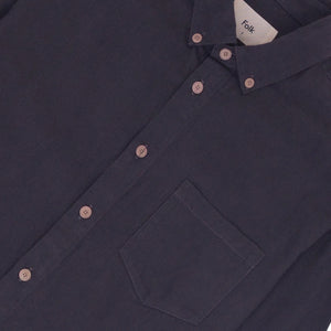 Folk Relaxed Fit Shirt Slate Flannel