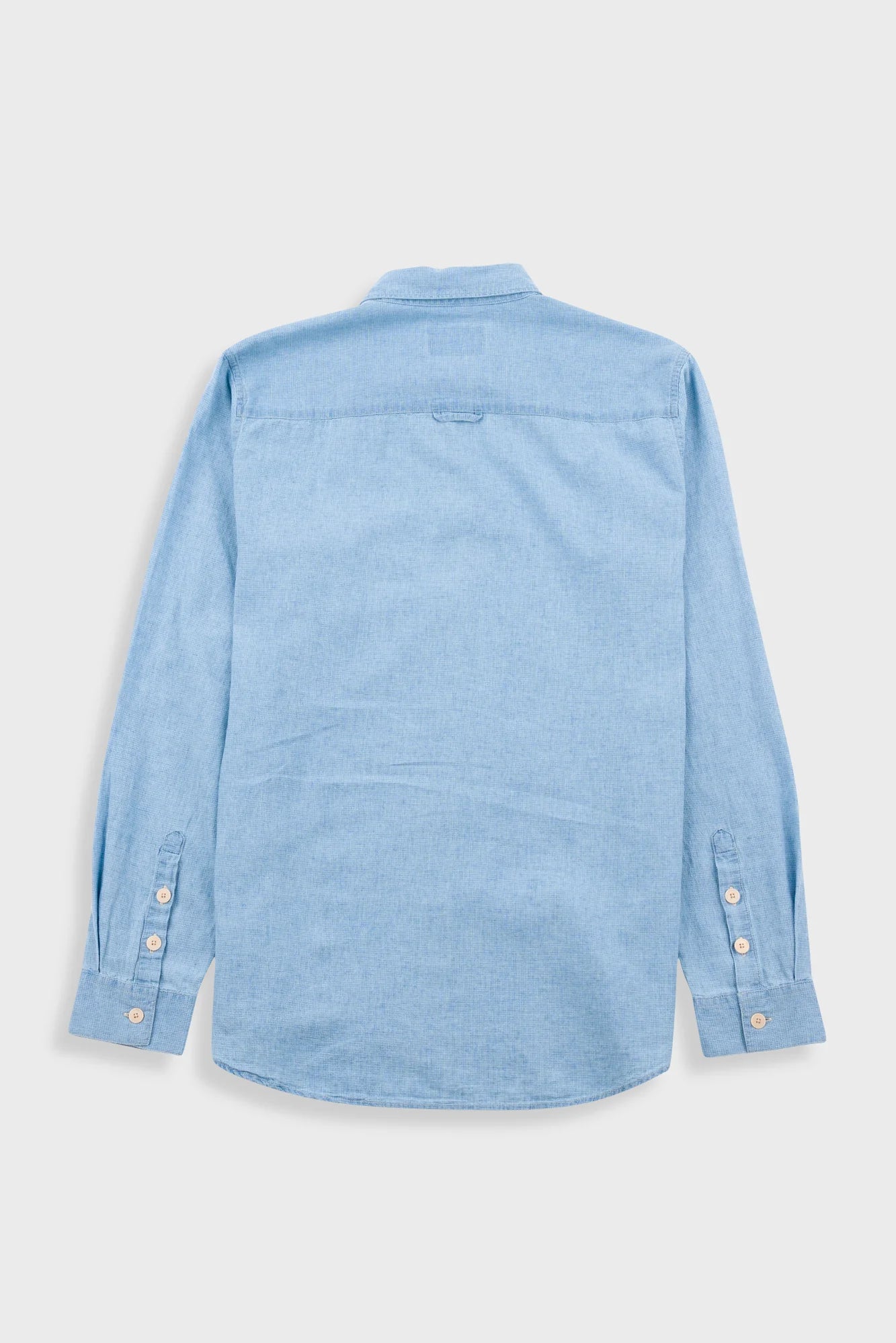 Folk Relaxed Fit Shirt Indigo Microcheck