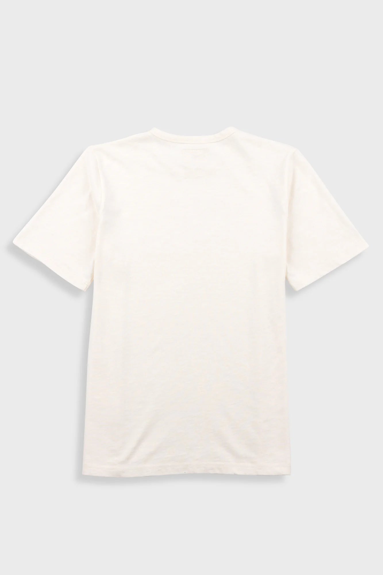 Folk Slub T Shirt Ecru/ Off White