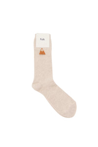 Folk Waffle Socks Wheat