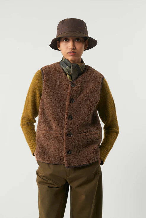 Soeur Fusil Waistcoat Brown