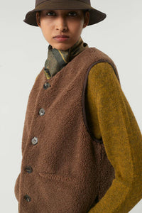 Soeur Fusil Waistcoat Brown