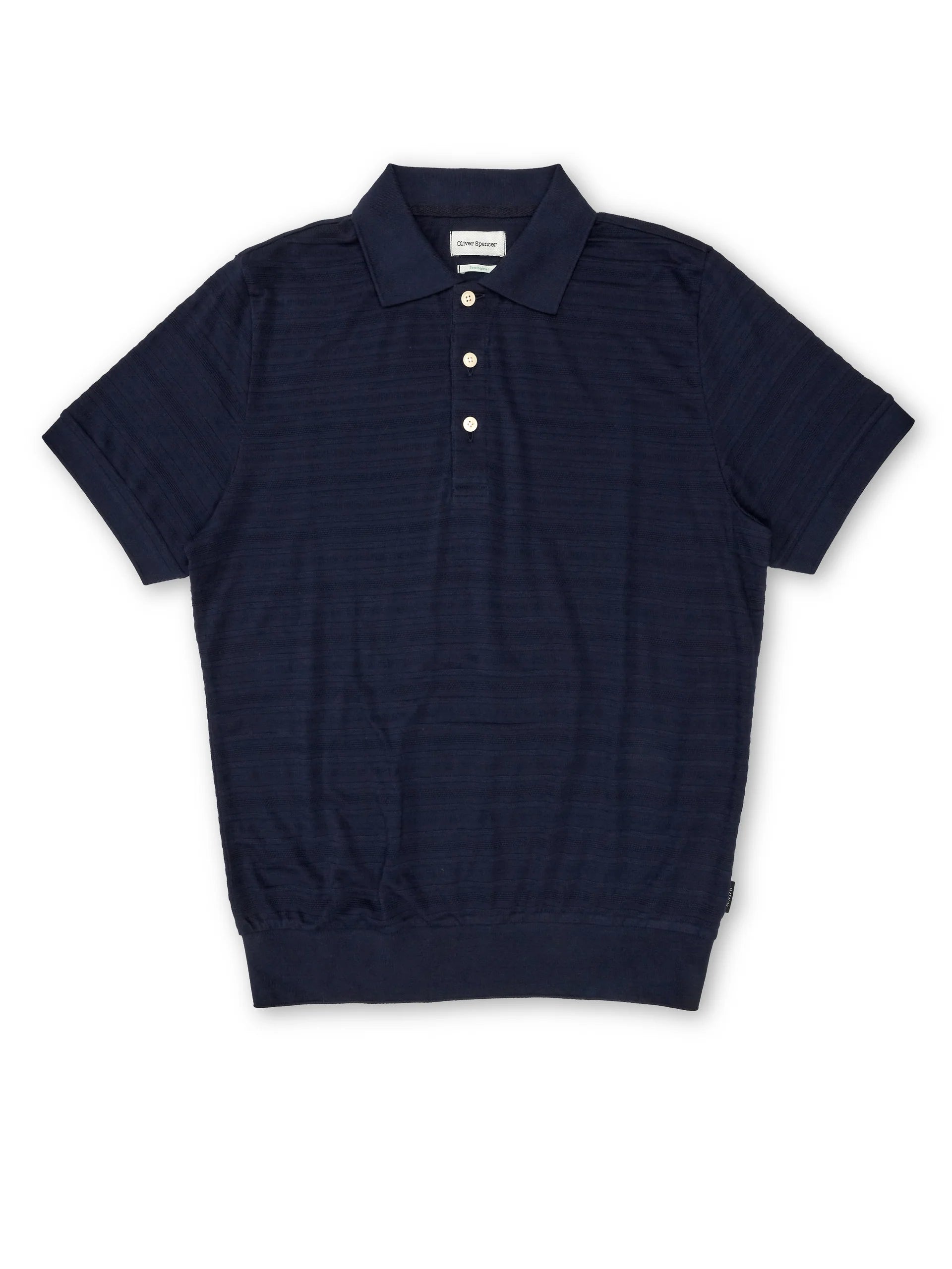 Oliver Spencer Glendale Polo Shirt Dornie Navy