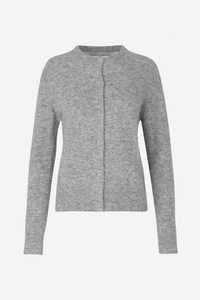 Samsoe Samsoe Nor Short Cardigan Grey Marl