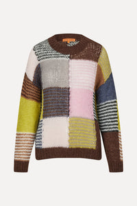 Stine Goya Long Sleeved Jumper - Multi Checks