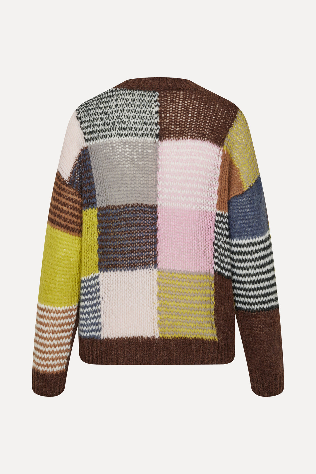 Stine Goya Long Sleeved Jumper - Multi Checks