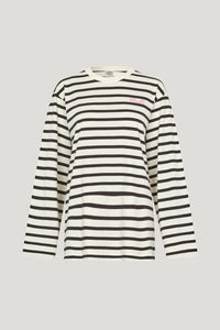 Baum Und Pferdgarten Jeevana Top Black Whisper Stripe