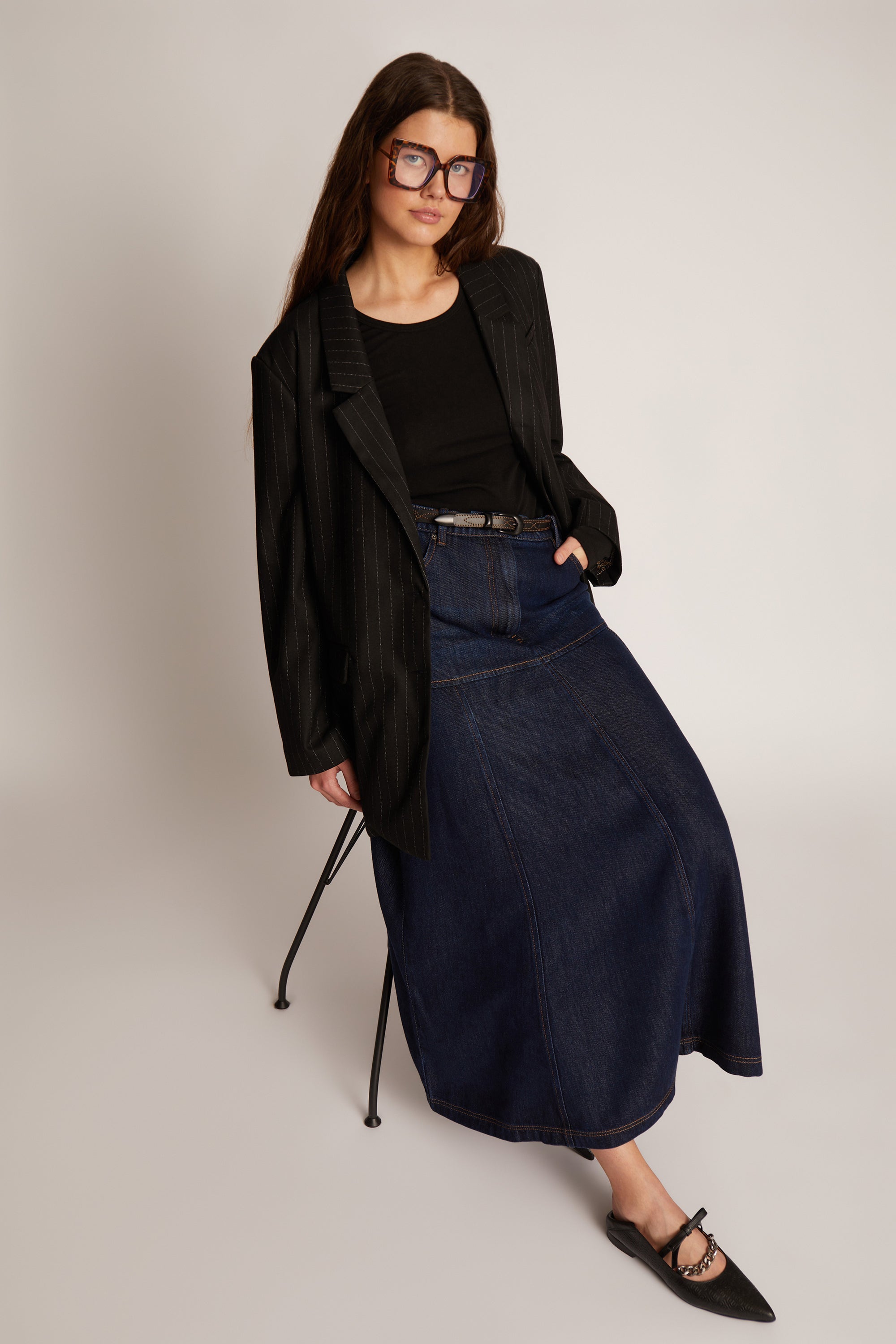 Munthe Tuxya Skirt Indigo