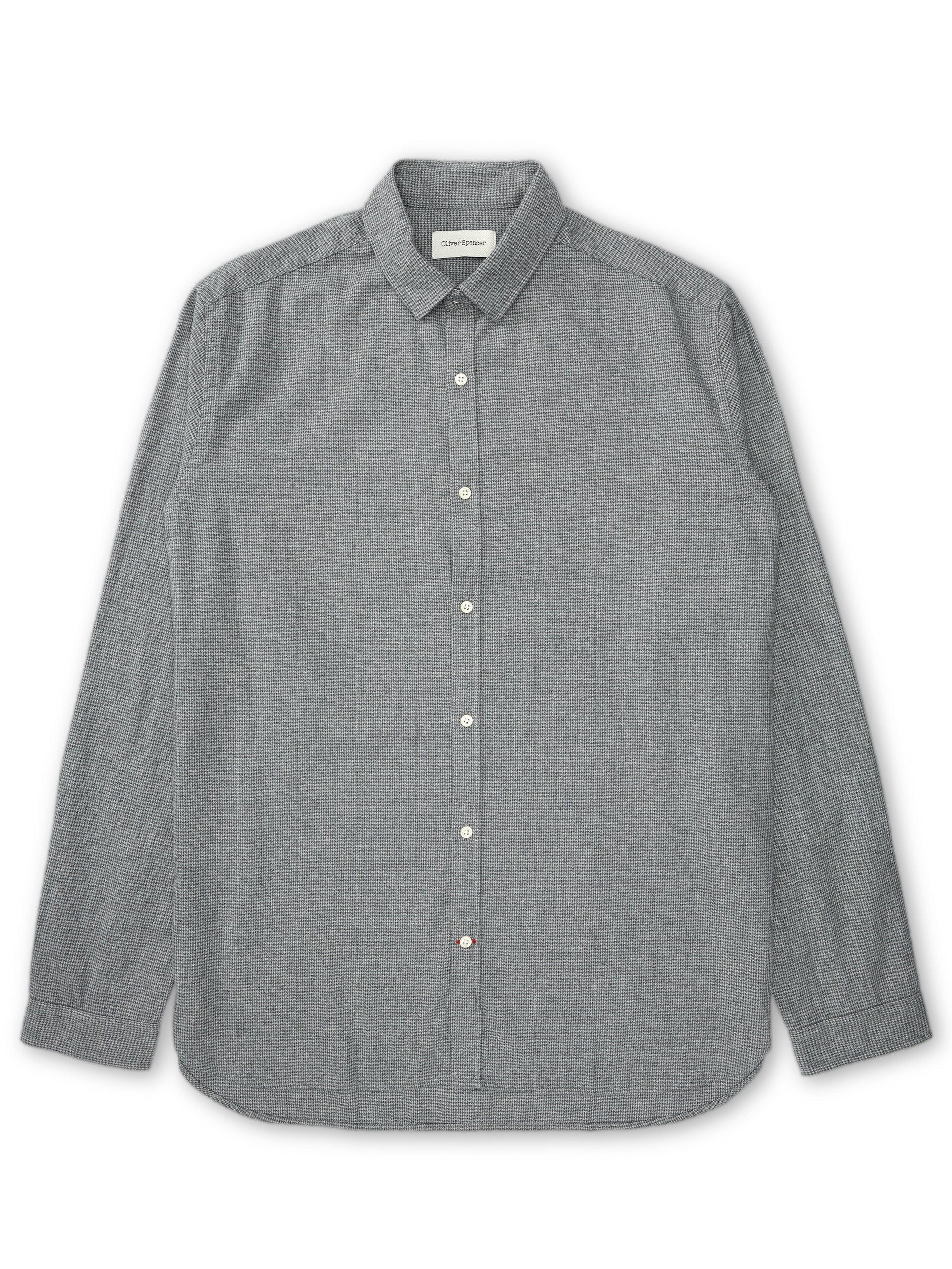 Oliver Spencer Clerkenwell Tab Shirt Oxman Grey