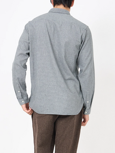 Oliver Spencer Clerkenwell Tab Shirt Oxman Grey