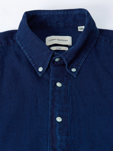 Oliver Spencer Brook Shirt Kildale Indigo Rinse