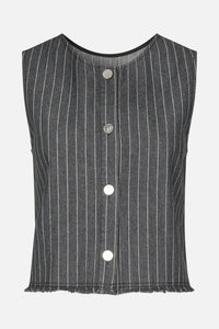 Baum Und Pferdgarten Madine Denin Top Black Pinstripe