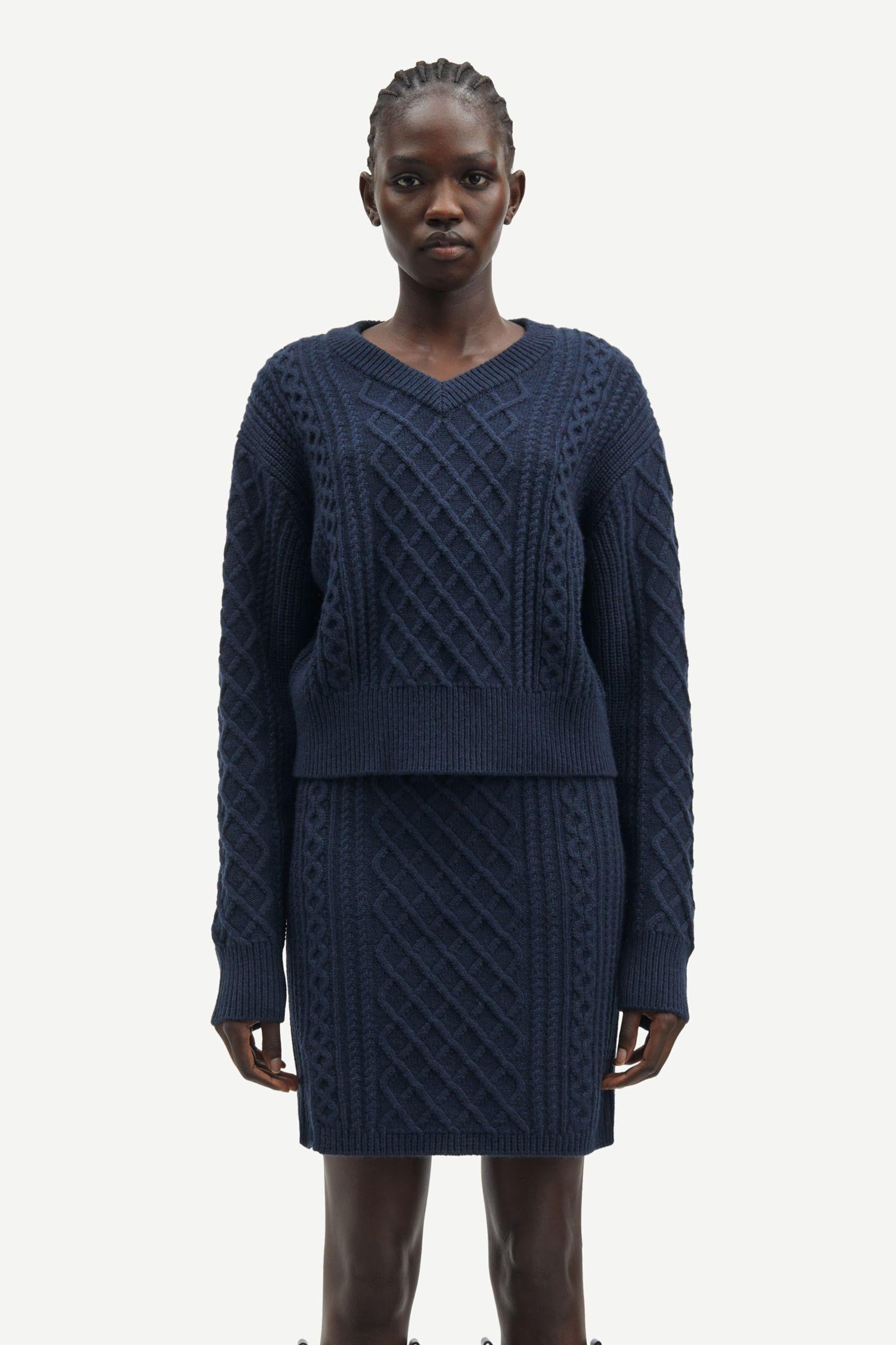 Samsoe Samsoe Sadene V- Neck Sweater