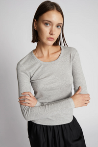 Munthe Cutest Long-Sleeved T-Shirt Grey