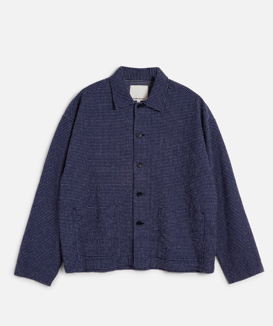 YMC Pj Overshirt Blue