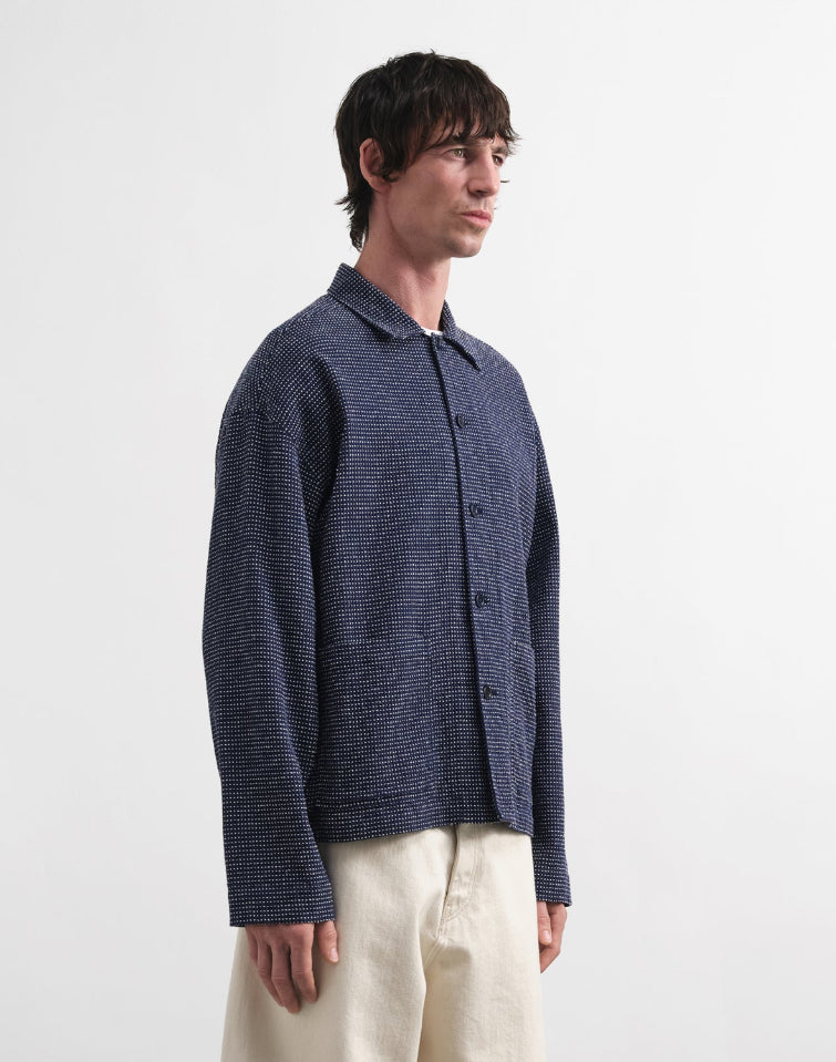 YMC Pj Overshirt Blue