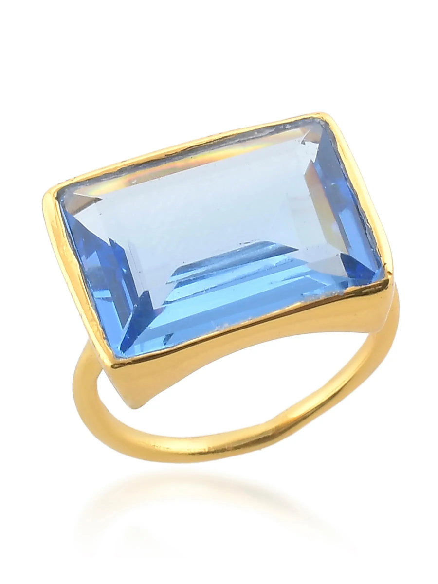 Shyla Lenny Ring Dark Blue