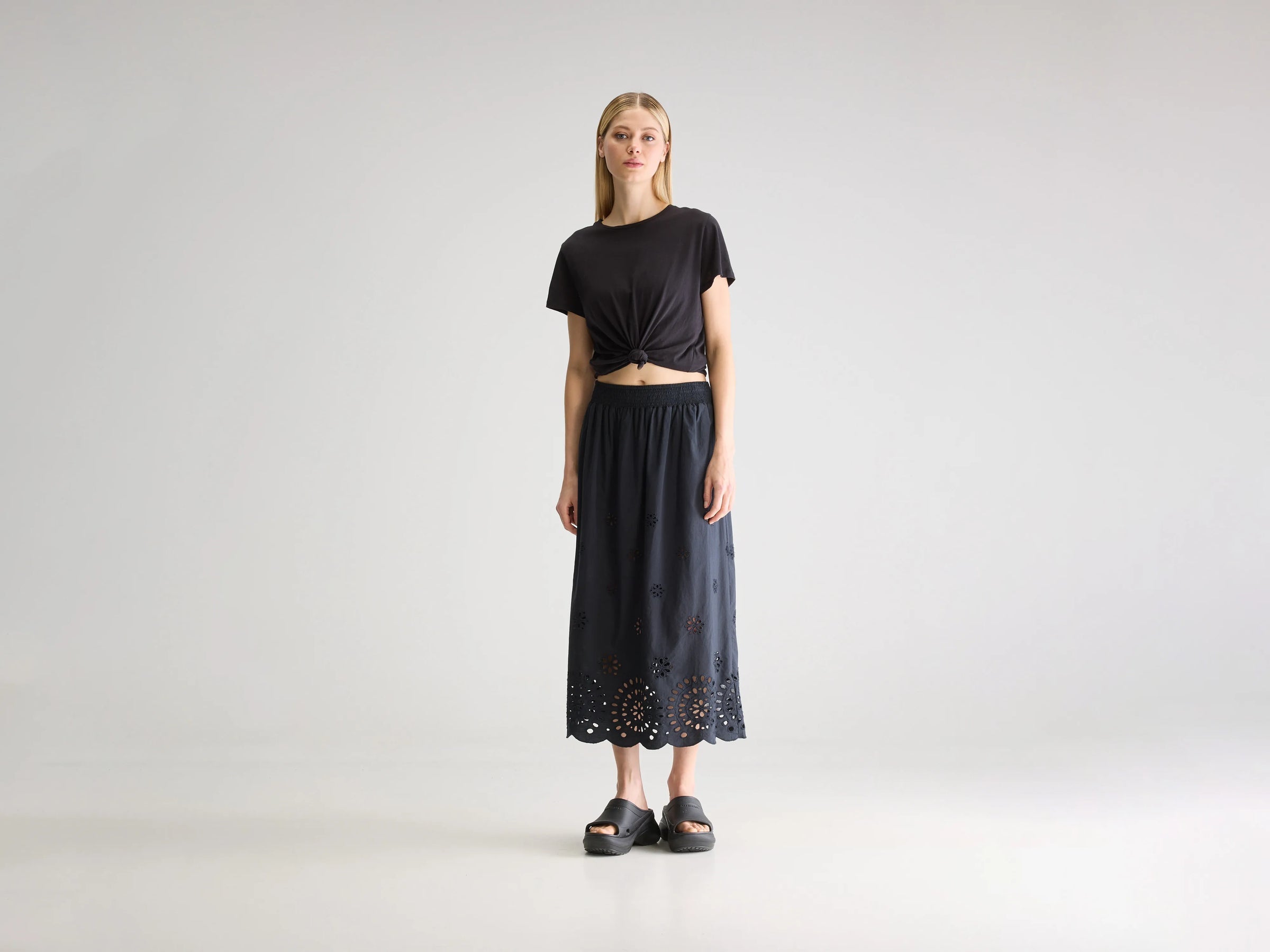 Bellerose Dorine Midi Skirt Black Beauty