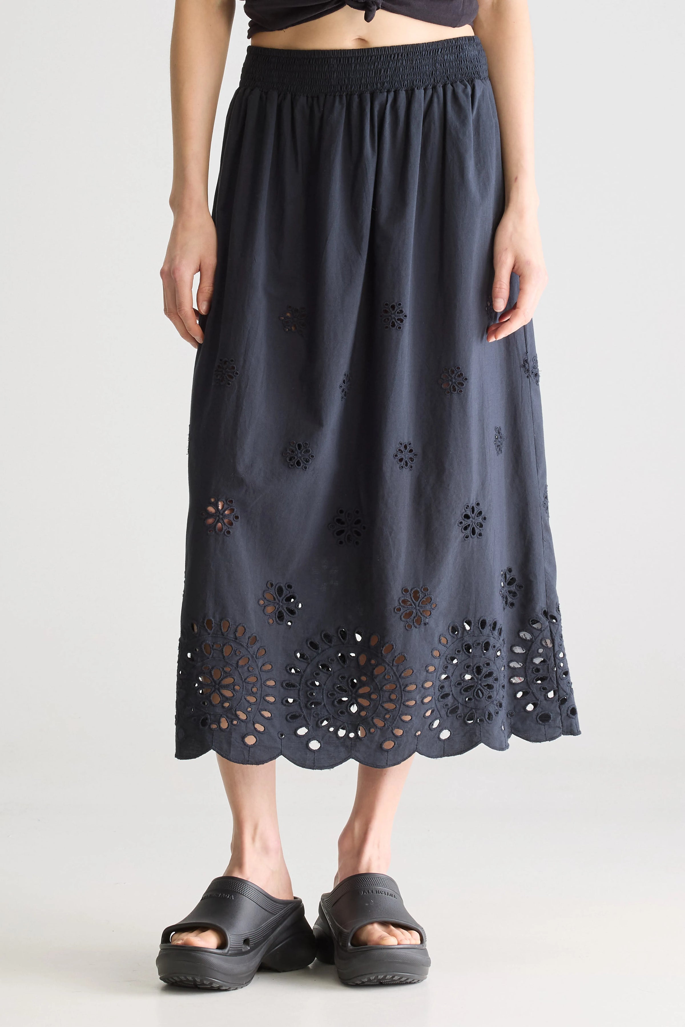 Bellerose Dorine Midi Skirt Black Beauty