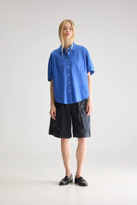 Bellerose Kerala Short Sleeve Shirt Iris Bloom