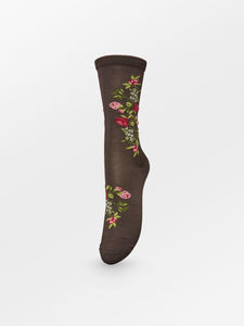 Beck Sőndergaard Fleuriora Visca Sock Fudge Brown