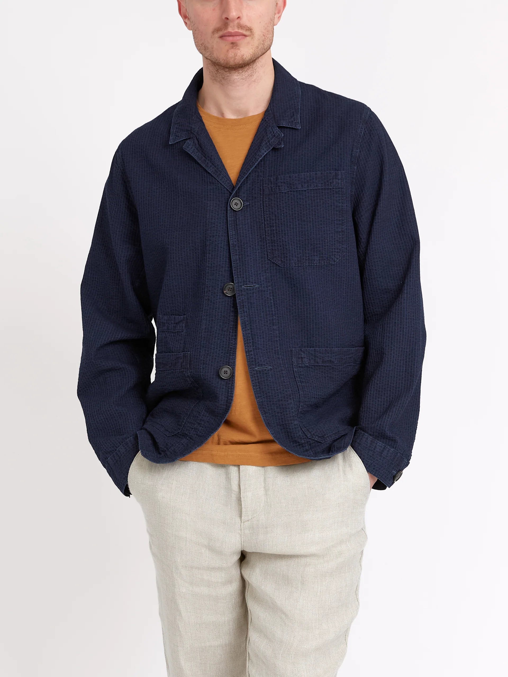 Oliver Spencer Bradwell Jacket Waterford Indigo