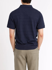 Oliver Spencer Glendale Polo Shirt Dornie Navy