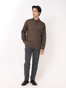 Oliver Spencer Brook Shirt Holloway Brown