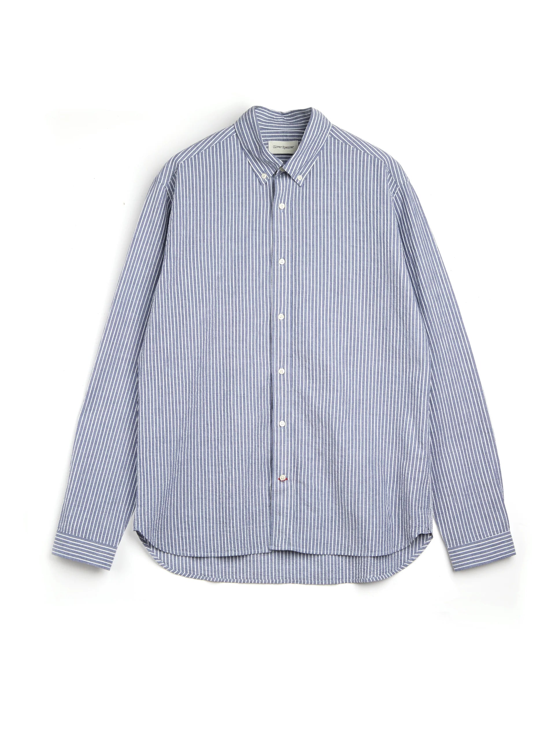 Oliver Spencer Brook Shirt Finch Blue/White