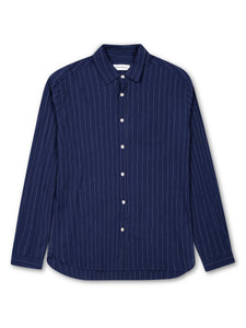 Oliver Spencer Atlanta Long Sleeve Shirt Patterson Blue