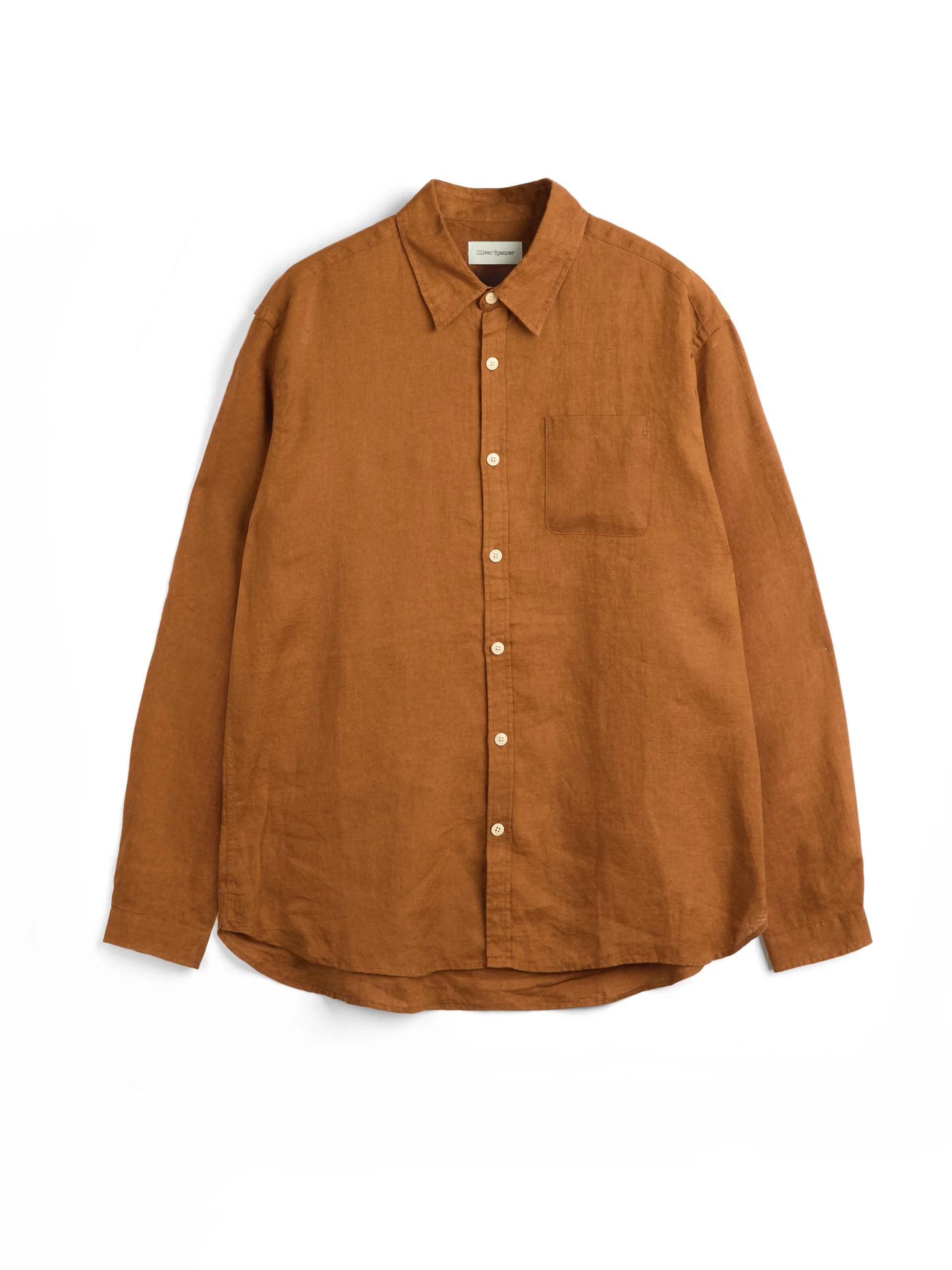 Oliver Spencer New York Special Shirt Bridford Orange