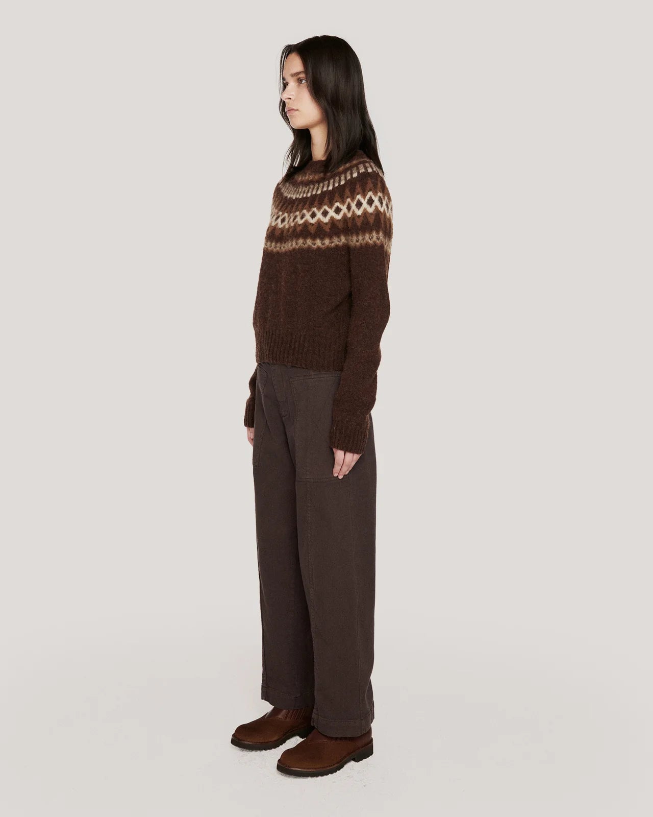 YMC Peggy Trouser Brown