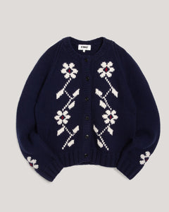 YMC Atomic Flower Cardigan