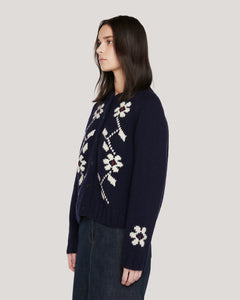 YMC Atomic Flower Cardigan