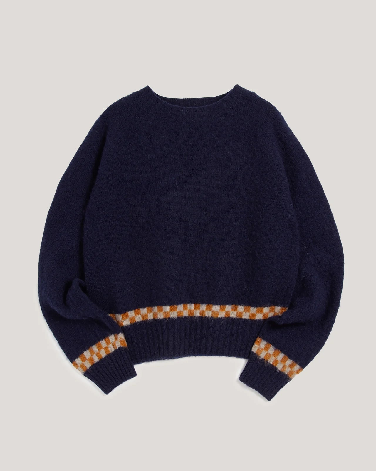 YMC Jets Fairisle Crew Knit