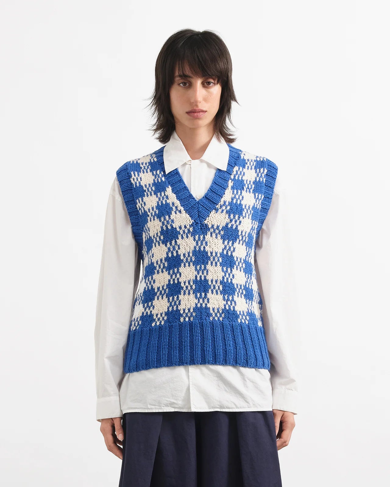 YMC Heidi Vest Blue