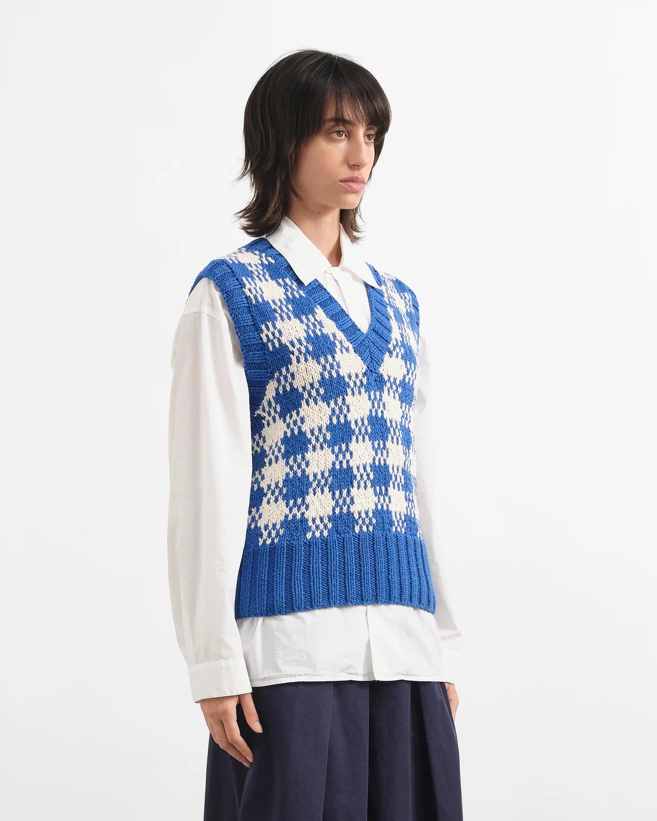 YMC Heidi Vest Blue